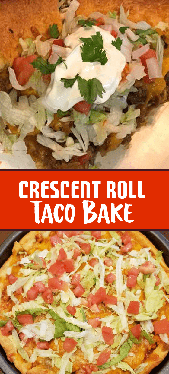 Crescent Roll Taco Bake