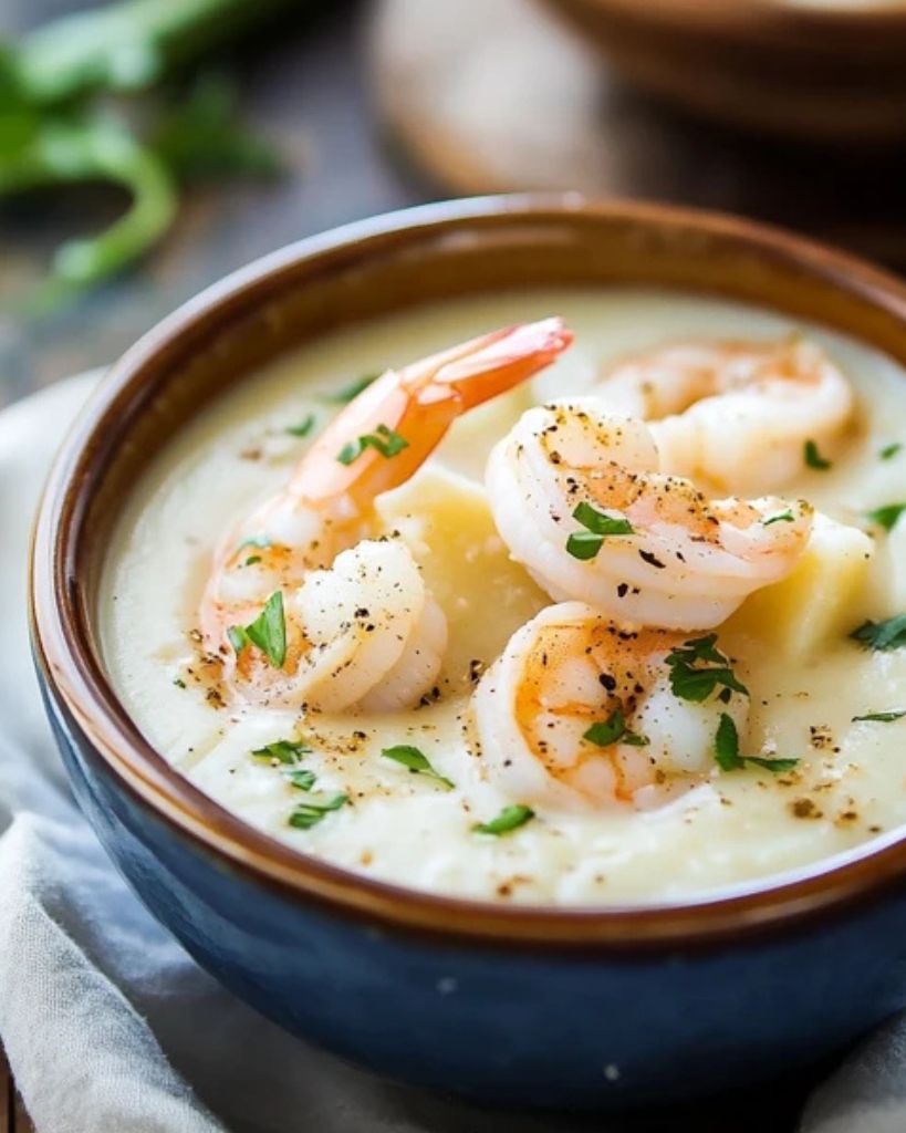 Cauliflower Potato Soup with Shrimp 1 Design sans titre 2025 01 20T191913.656
