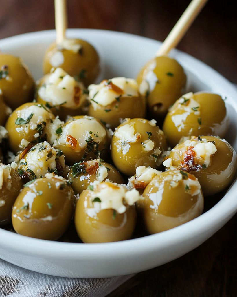 Stuffed Olives with Garlic and Herb Cheese 1 Design sans titre 2025 01 31T230551.437