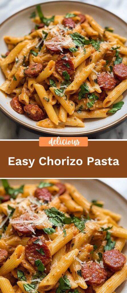 Easy Chorizo Pasta 4 50krecipes.com 2025 05 12T000409.748