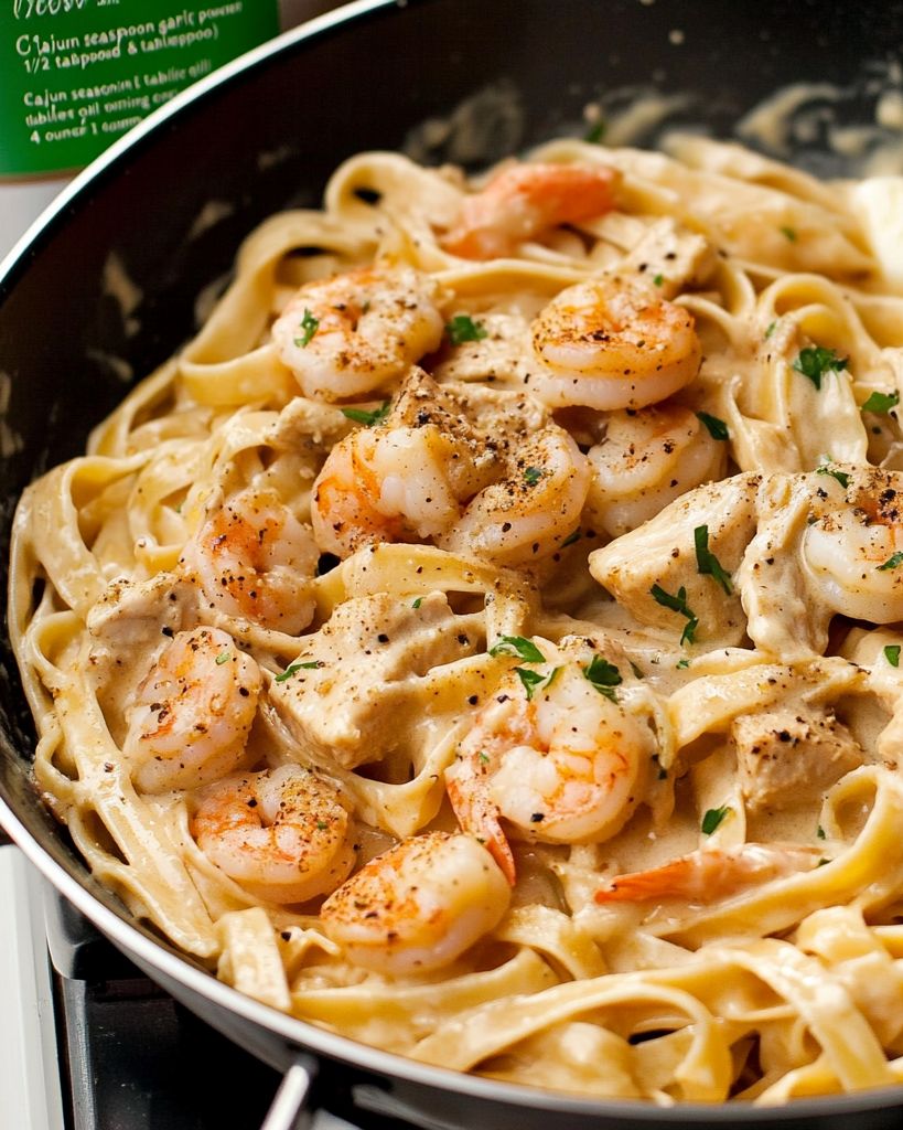 Cajun Chicken and Shrimp Alfredo Recipe 1 Design sans titre 2025 05 04T140525.170