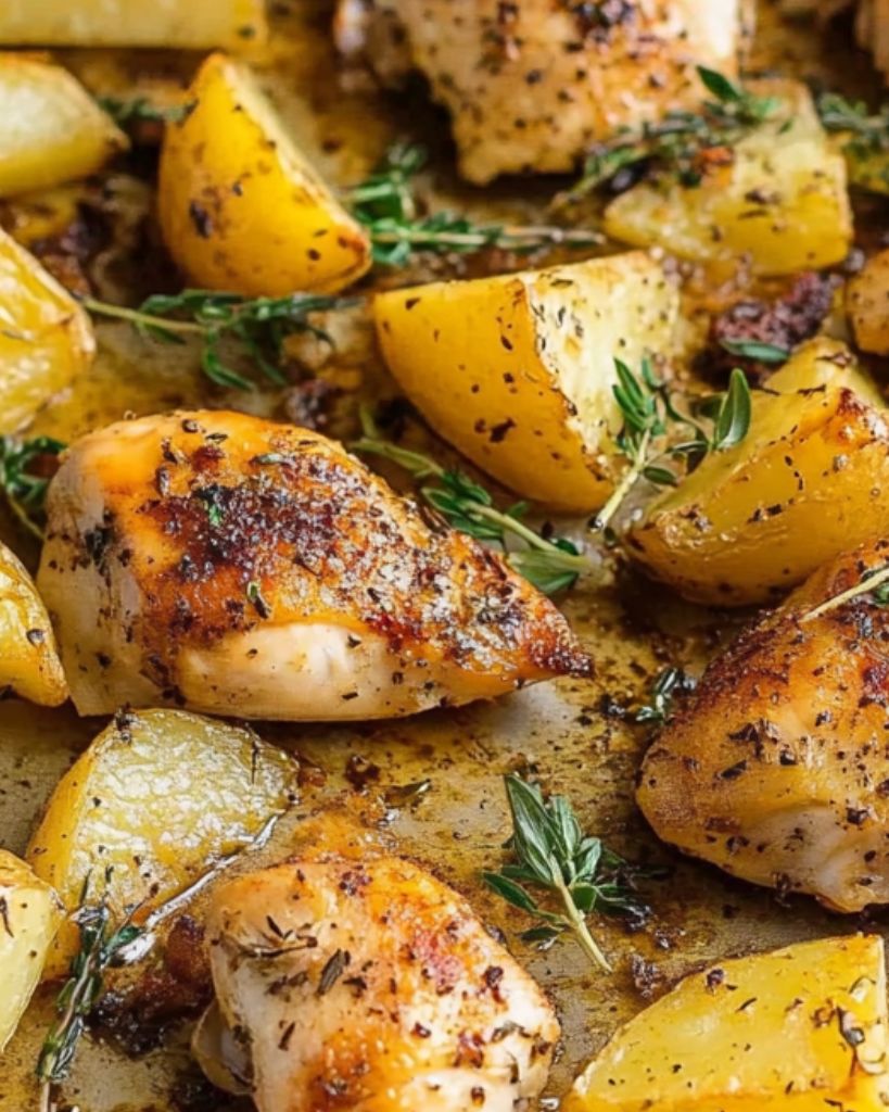 Sheet Pan Baked Chicken and Potatoes Recipe 2 Design sans titre 2025 05 17T214155.805