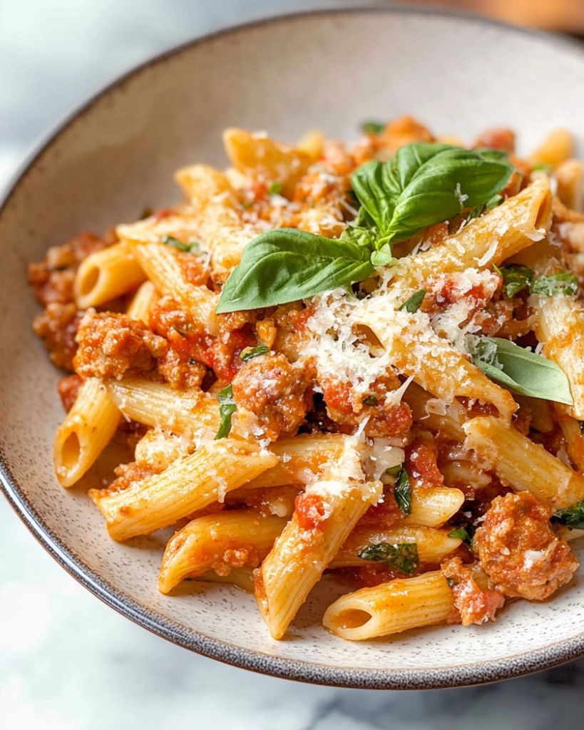 Easy Baked Penne with Sausage Recipe 1 Design sans titre 2025 05 22T212620.788