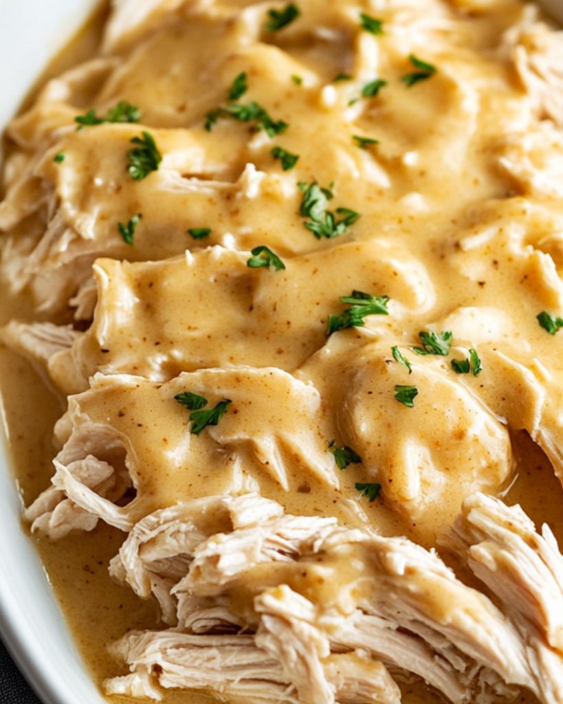 Easy 3-Ingredient Shredded Chicken and Gravy 2 Design sans titre 2025 05 31T232111.873