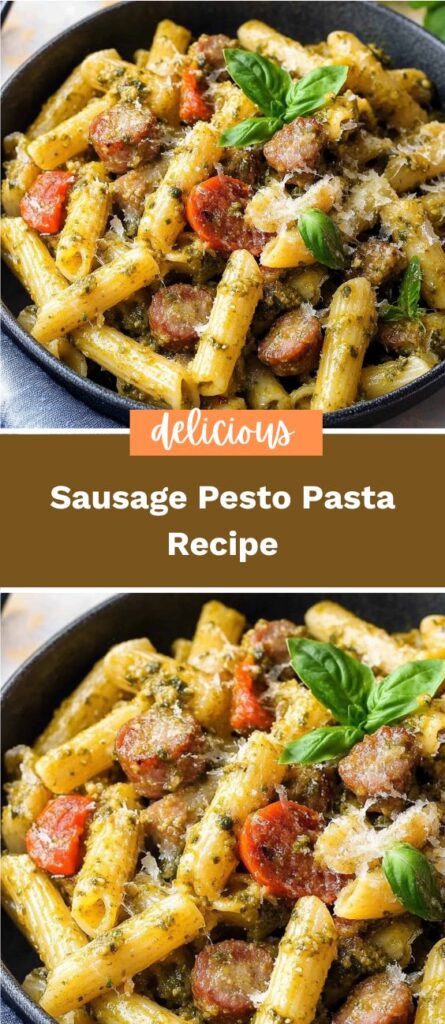 Sausage Pesto Pasta Recipe 4 50krecipes.com 2025 06 01T200108.188