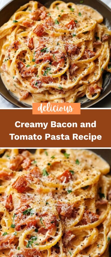 Creamy Bacon and Tomato Pasta Recipe 4 50krecipes.com 2025 06 09T210850.323
