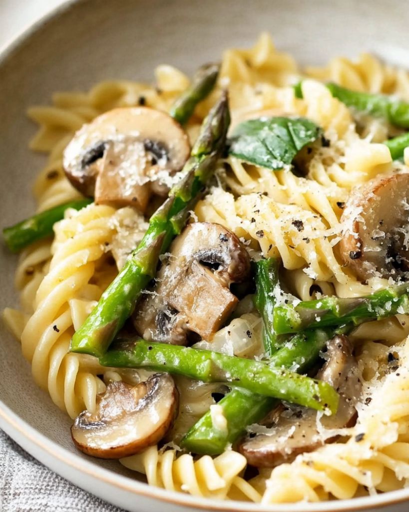 Asparagus and Mushroom Pasta Recipe 1 Design sans titre 2025 06 03T220738.725