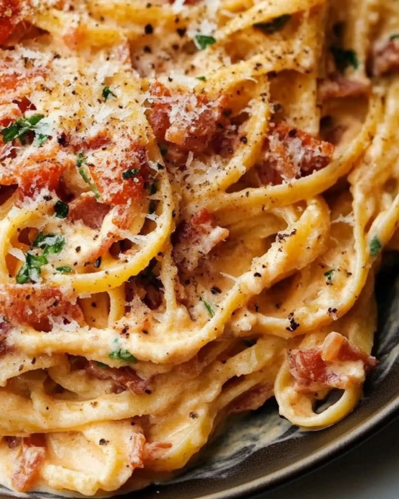 Creamy Bacon and Tomato Pasta Recipe 2 Design sans titre 2025 06 09T210759.268