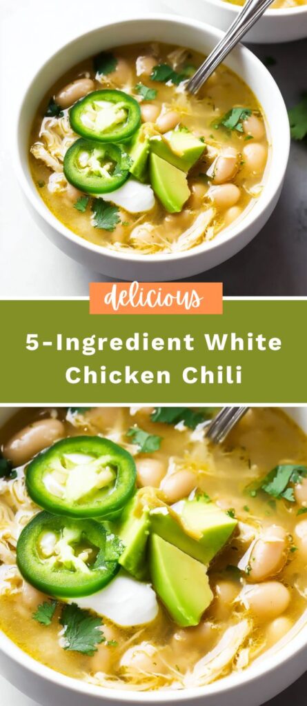 5-Ingredient White Chicken Chili 4 50krecipes.com 85
