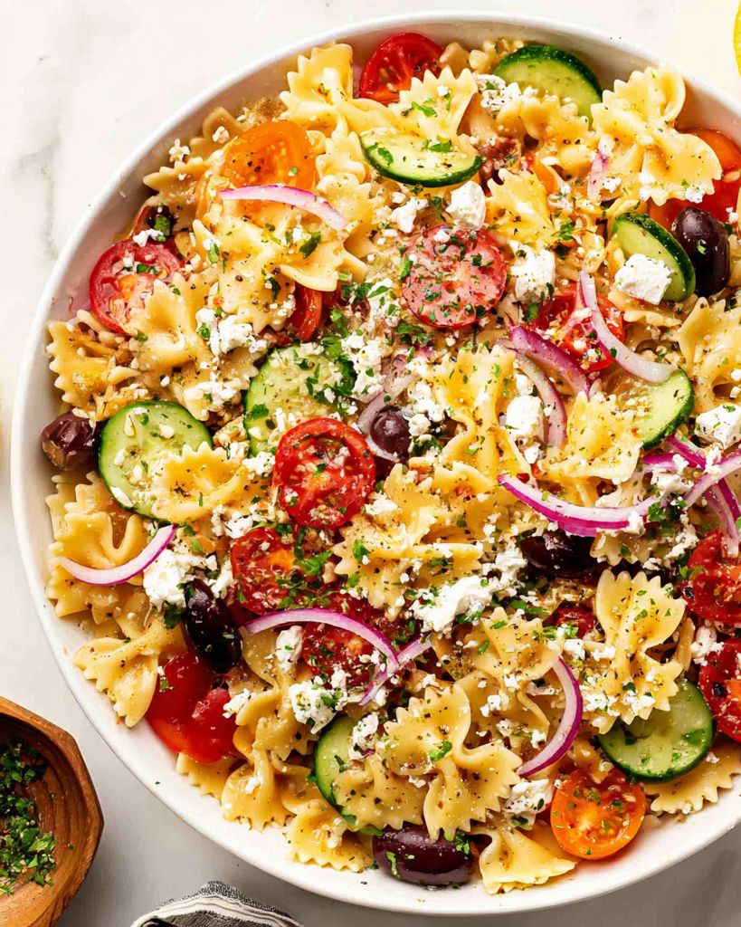 Mediterranean Pasta Salad with Lemon-Herb Vinaigrette 1 Design sans titre 2025 07 29T013439.332