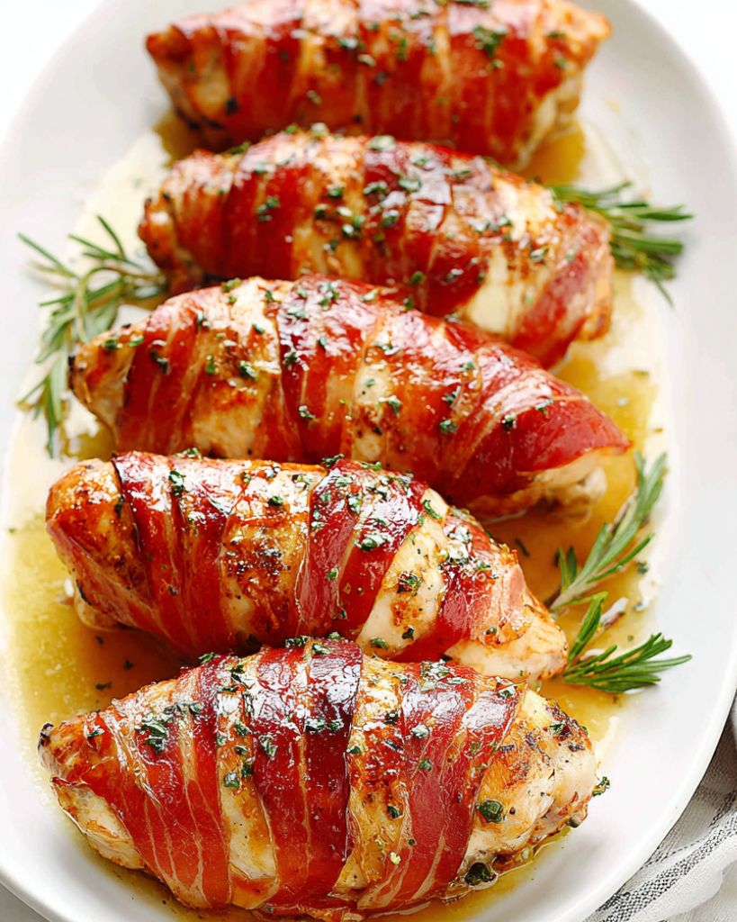 Prosciutto-Wrapped Baked Chicken with Sage Butter Sauce 1 Design sans titre 2025 08 01T233102.235