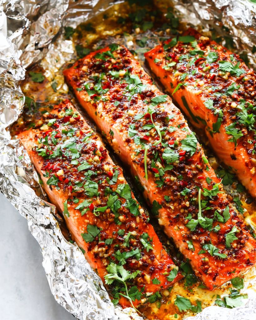 Honey Mustard Salmon in Foil 1 Design sans titre 2025 08 15T001150.132