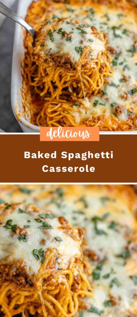 Baked Spaghetti Casserole 4 50krecipes.com 8