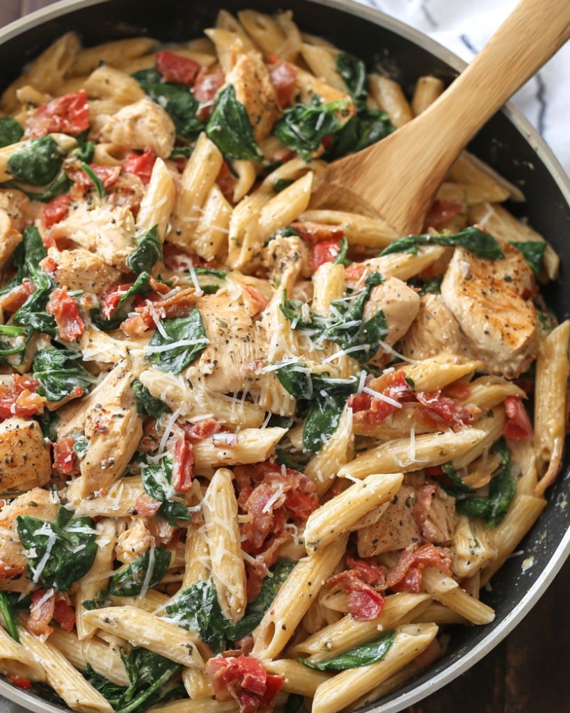 Chicken and Spinach Skillet Pasta 1 Design sans titre 2025 11 18T235742.206