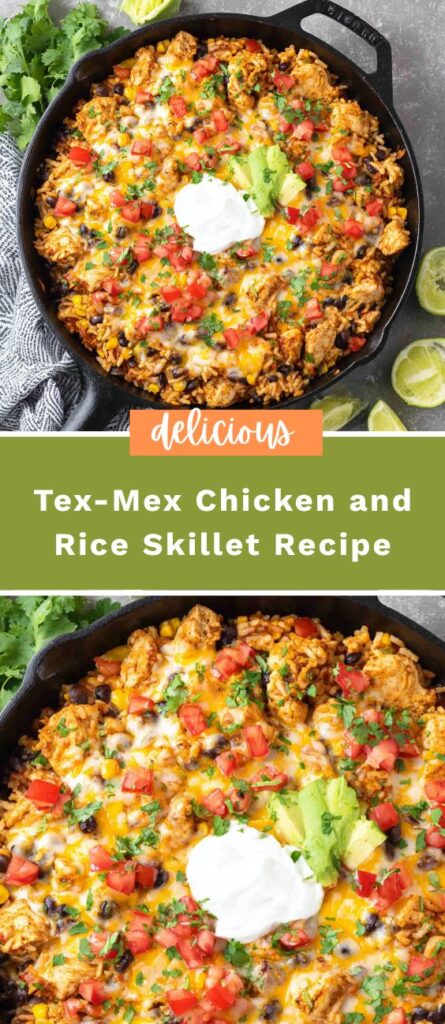 Tex-Mex Chicken and Rice Skillet Recipe 4 50krecipes.com 16