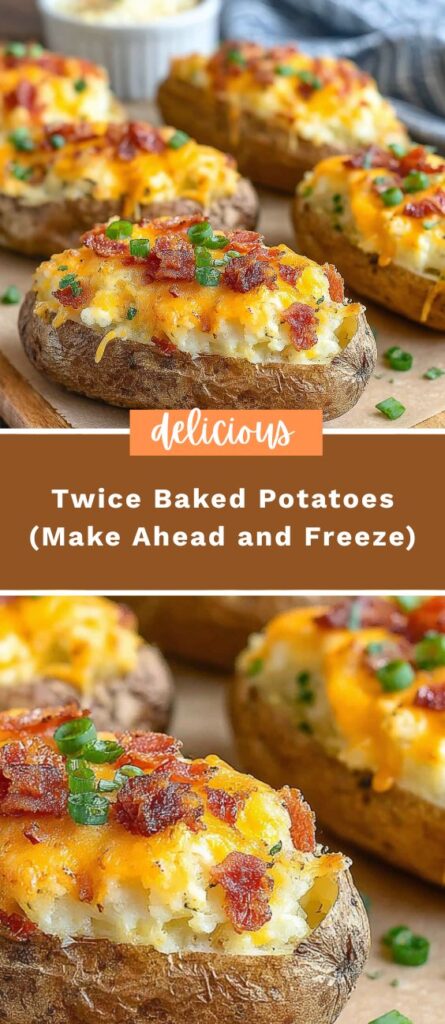 Twice Baked Potatoes (Make Ahead and Freeze) 4 50krecipes.com 22