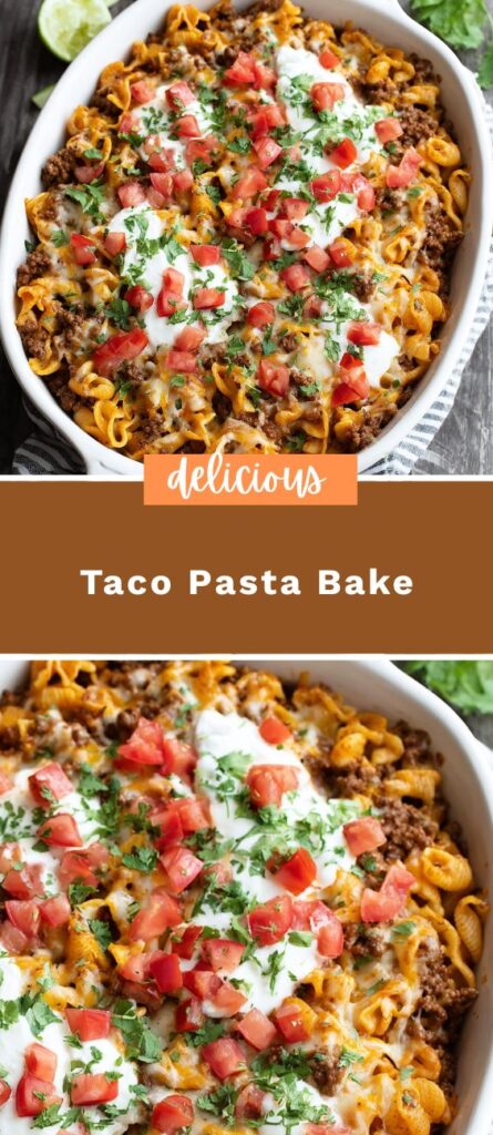 Taco Pasta Bake 4 50krecipes.com 25