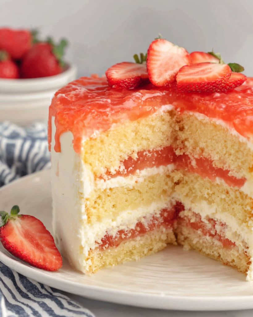 Jello Cake with Strawberry Pudding Cool Whip Frosting 1 Design sans titre 2025 12 03T010848.825