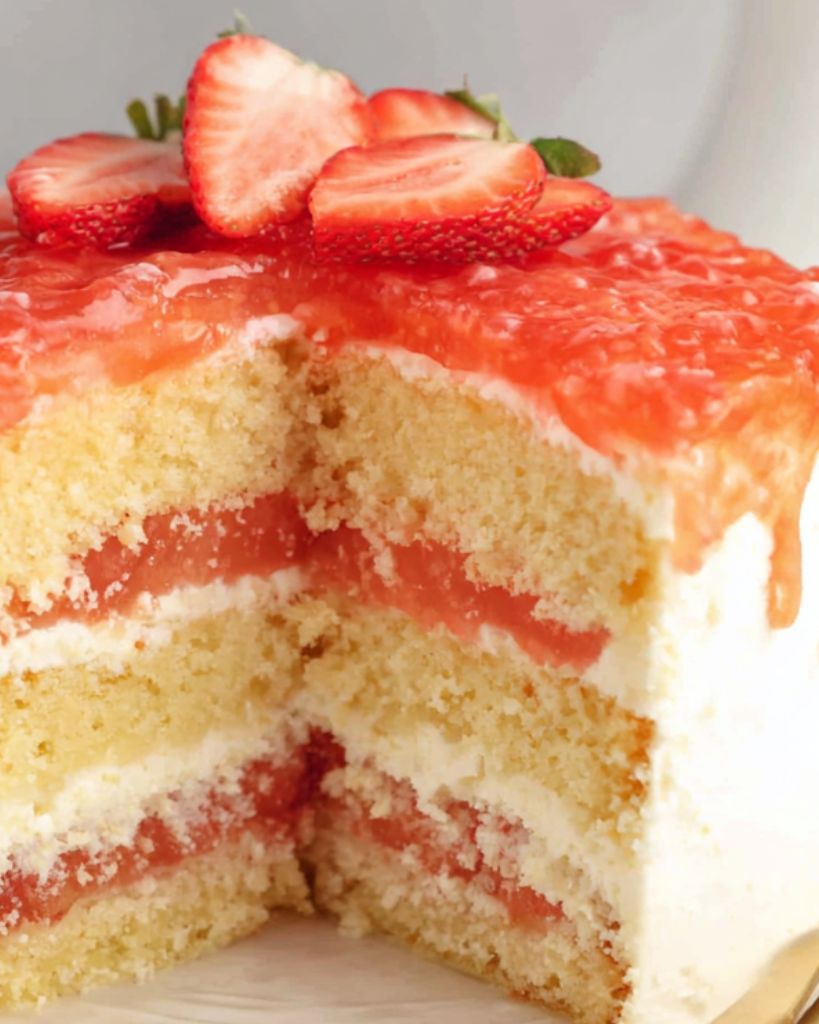 Jello Cake with Strawberry Pudding Cool Whip Frosting 2 Design sans titre 2025 12 03T010902.348