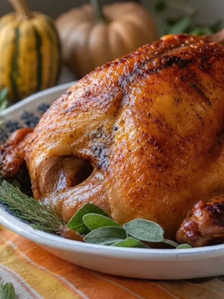 The Thanksgiving Turkey Recipe That Actually Stays Juicy 2 Thanksgiving Turkey served on a plate and ready to eat