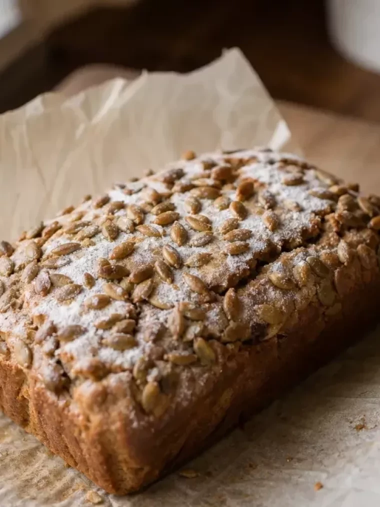 This Pumpkin Tea Cake Stays Moist for Days 2 Elisabeth Prueitt's Pumpkin Tea Cake served on a plate and ready to eat