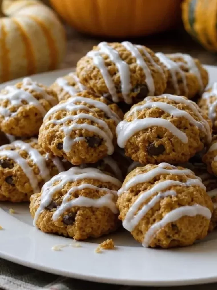 This Spiced Pumpkin Chocolate Chip Cookies Recipe Tastes Better Than Store-Bought 2 Spiced Pumpkin Chocolate Chip Cookies served on a plate and ready to eat