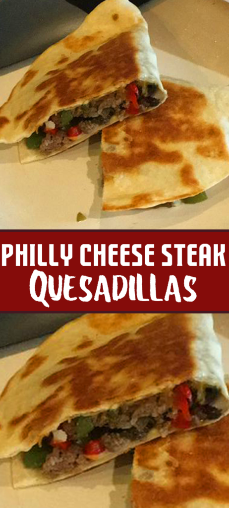 Philly Cheese Steak Quesadillas