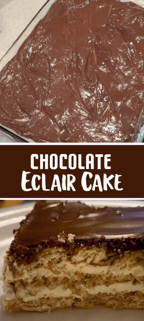 chocolate Eclair Cake min