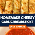 Cheesy Garlic Breadsticks min