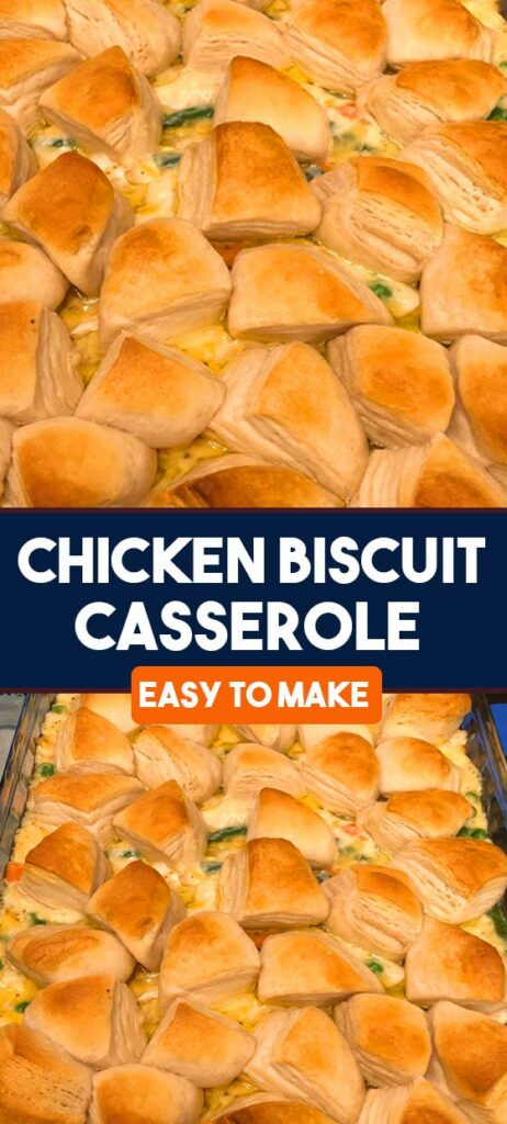 Chicken biscuit casserole min