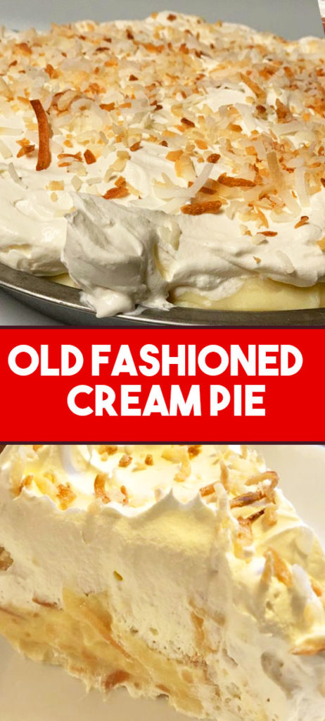 Old Fashioned Coconut Cream Pie