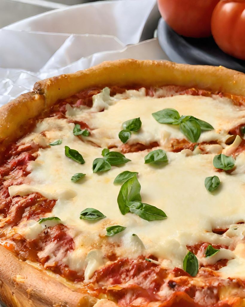 Chicago Style Deep Dish Pizza 