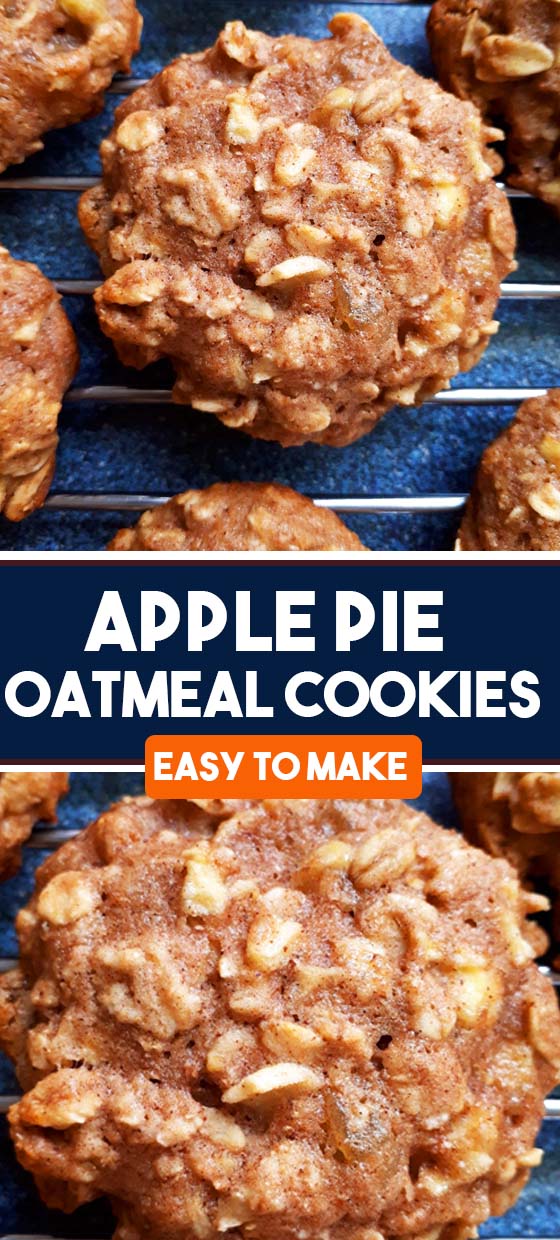 Apple Cinnamon Oatmeal Cookies Delicious Recipes