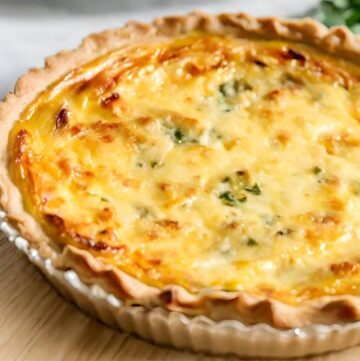 Three Cheese Quiche