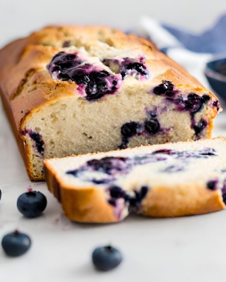 BLUEBERRY CREAM CHEESE BREAD