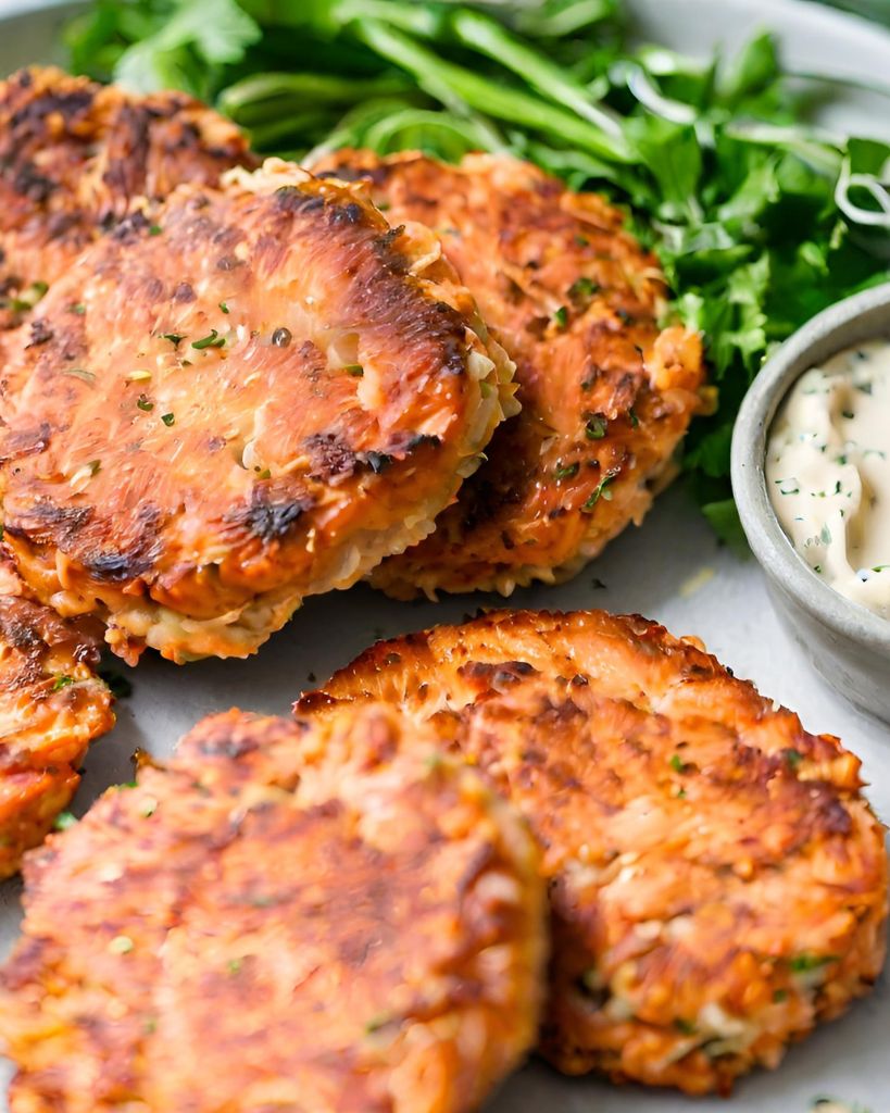 Canned Salmon Patties 6 1