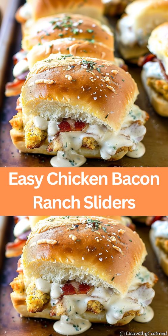 Chicken Bacon Ranch Sliders 4466