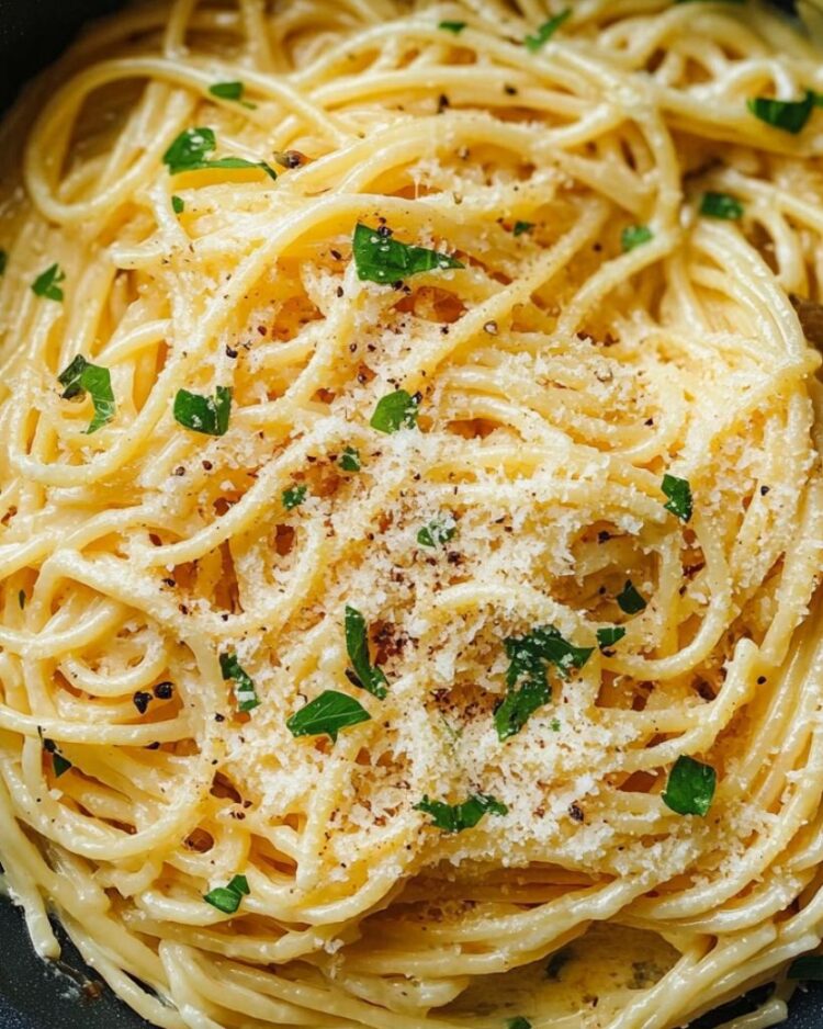 Garlic Parmesan Pasta (One Pot!)