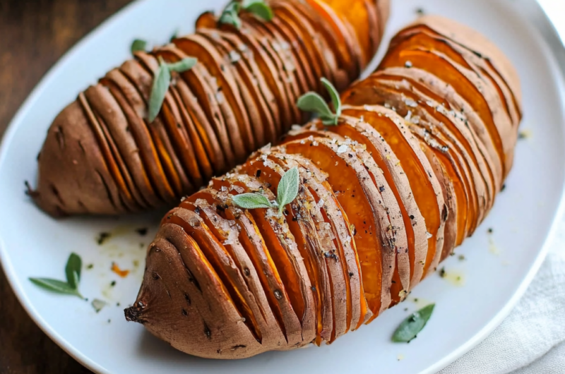 Hasselback Sweet Potatoes