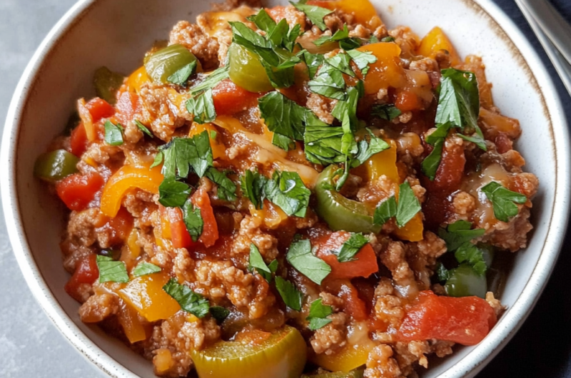 Unstuffed Peppers – A Quick and Comforting One-Pot Meal