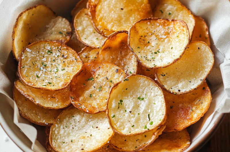 Oven-Baked Potato Chips