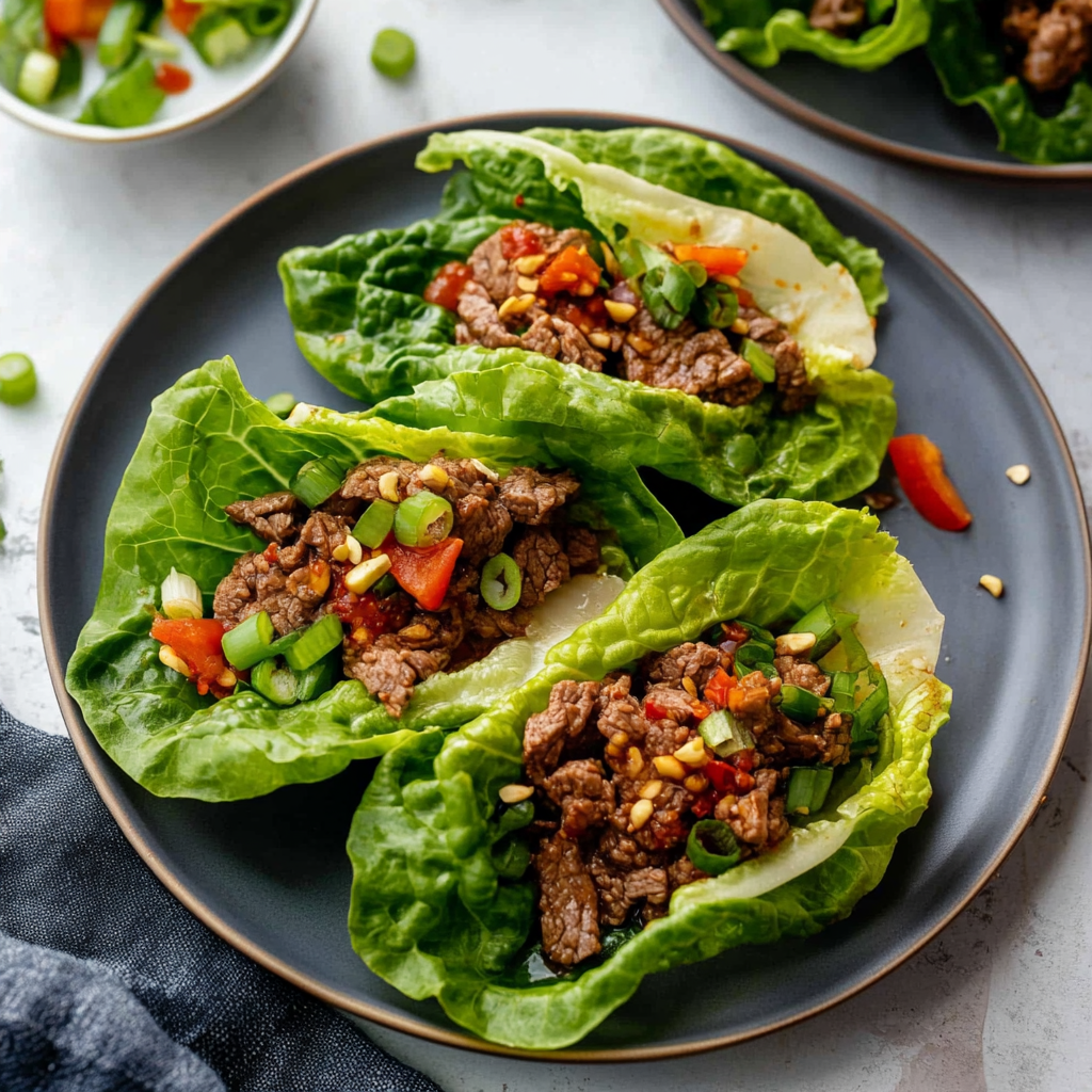Beef Lettuce Wraps Recipe
