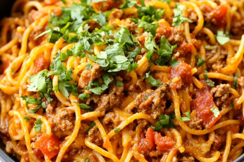 Taco Spaghetti Recipe