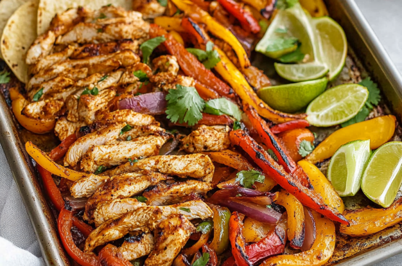 Sheet Pan Chicken Fajitas