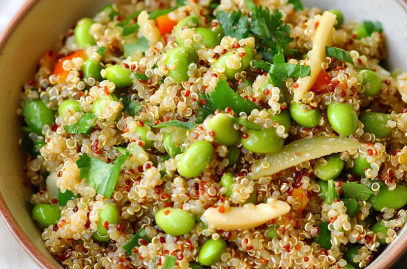 Quinoa Edamame Salad