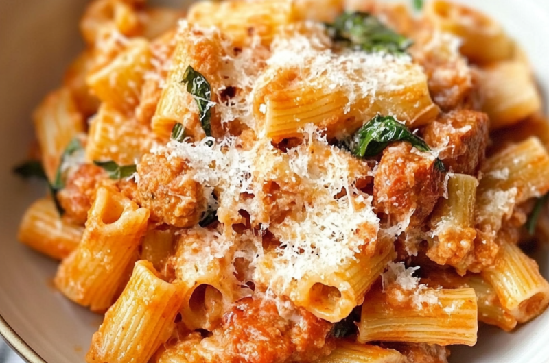 Easy Sausage Rigatoni Recipe