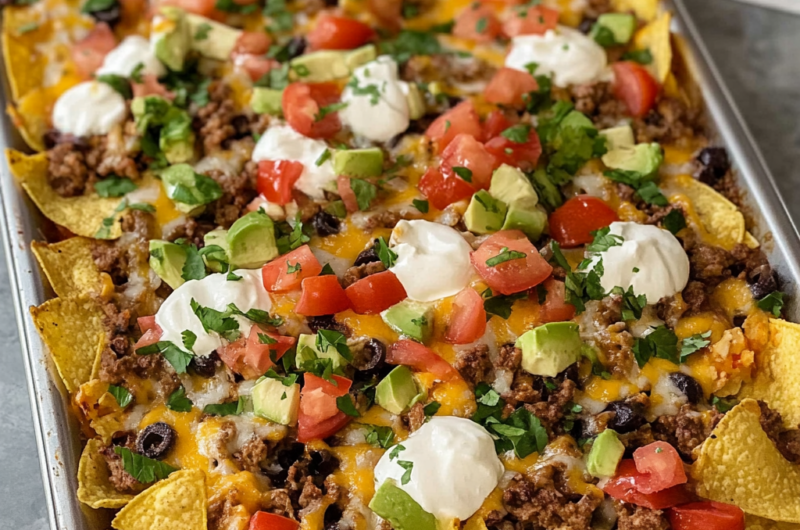 Sheet Pan Nachos
