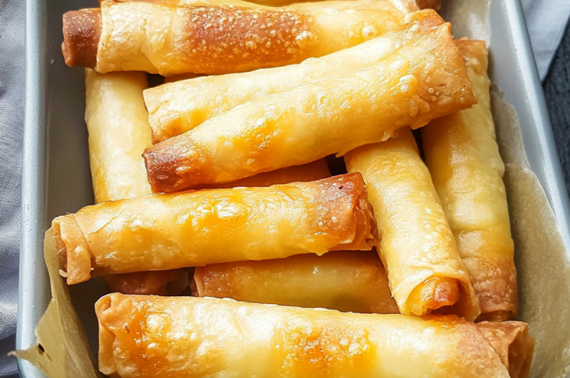 Crispy Cheese Rolls (Rakakat) Recipe