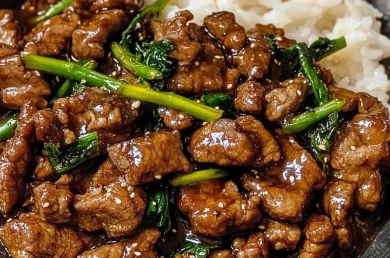 Simple Mongolian Beef