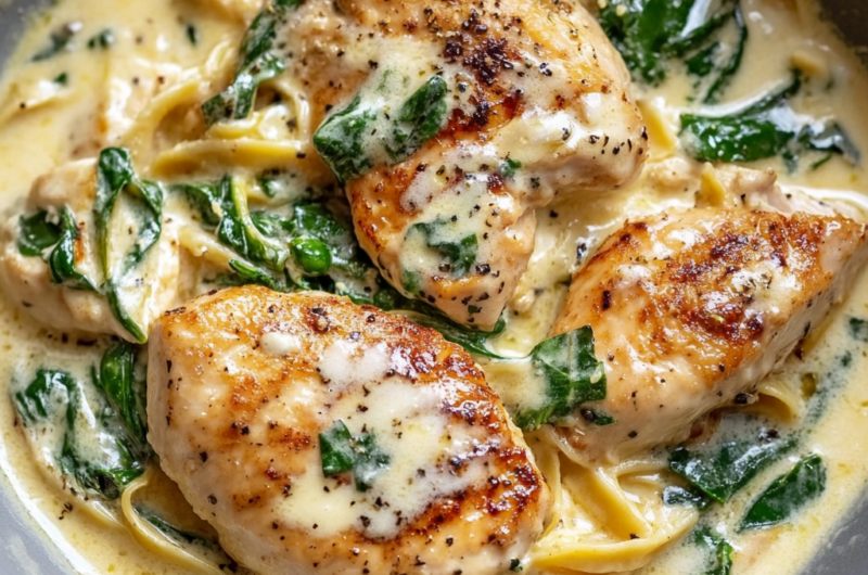 Creamy Chicken Florentine